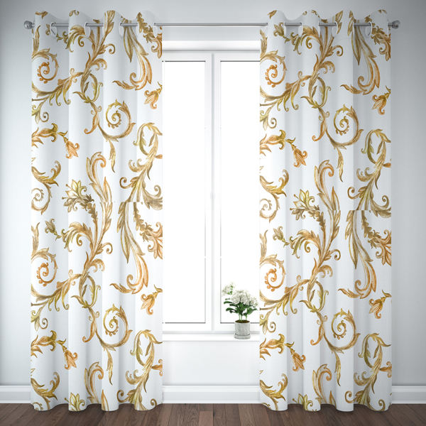 پرده مدل پانچی DK300 52 سایز 300x135 سانتی متر