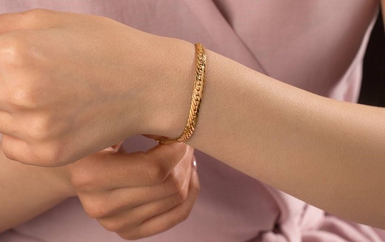 دستبند طلا دخترانه