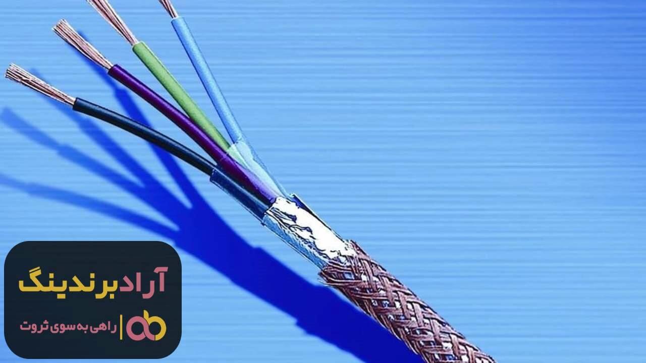 قیمت کابل افشان شیلد دار لاستیکی سبک شیراز