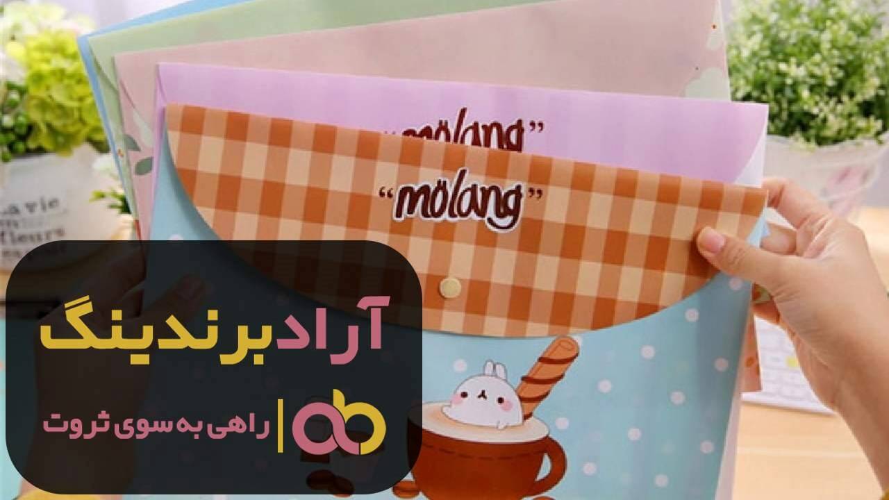 پوشه دکمه دار فانتزی