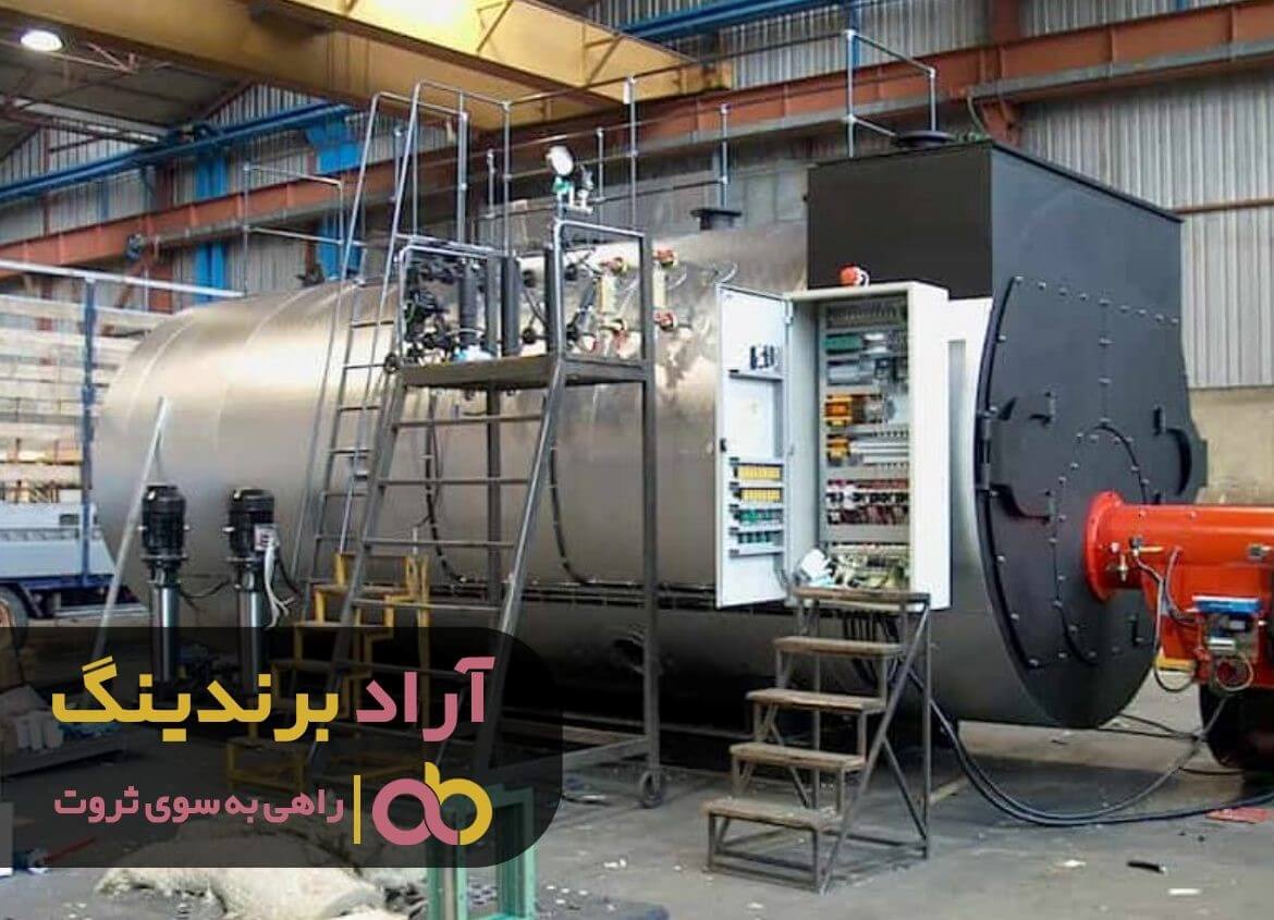 خرید دیگ بخار 120 کیلویی لوله آتشی قدیمی