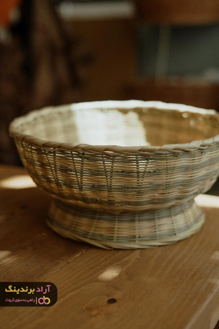 سبد حصیری رومیزی