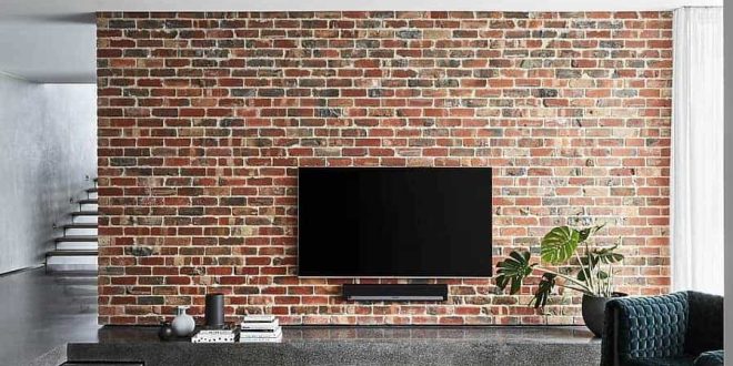 چه آجری برای دیوار پشت تلویزیون مناسب است؟