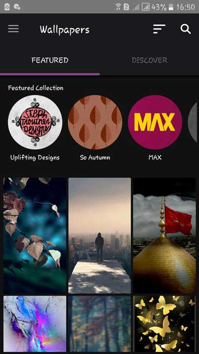دانلود والپیپر و رینگتون با Zedge