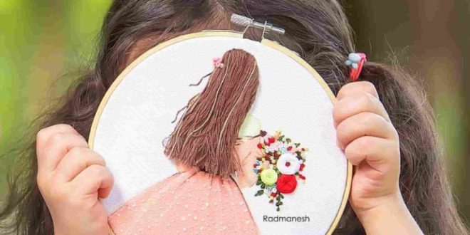 خرید و قیمت دیوارکوب گلدوزی شده