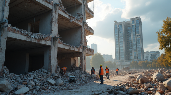 ریزش ساختمان های قدیمی و اهمیت افزایش عمر مفید سازه‌های ساختمانی
