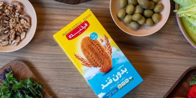 بیسکویت‌های بدون قند فرخنده: انتخابی سالم و خوشمزه برای زندگی بهتر