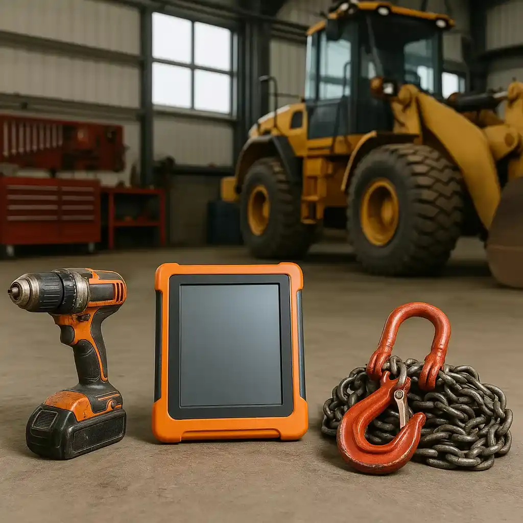 تجهیزات تعمیرگاه ماشین آلات سنگین