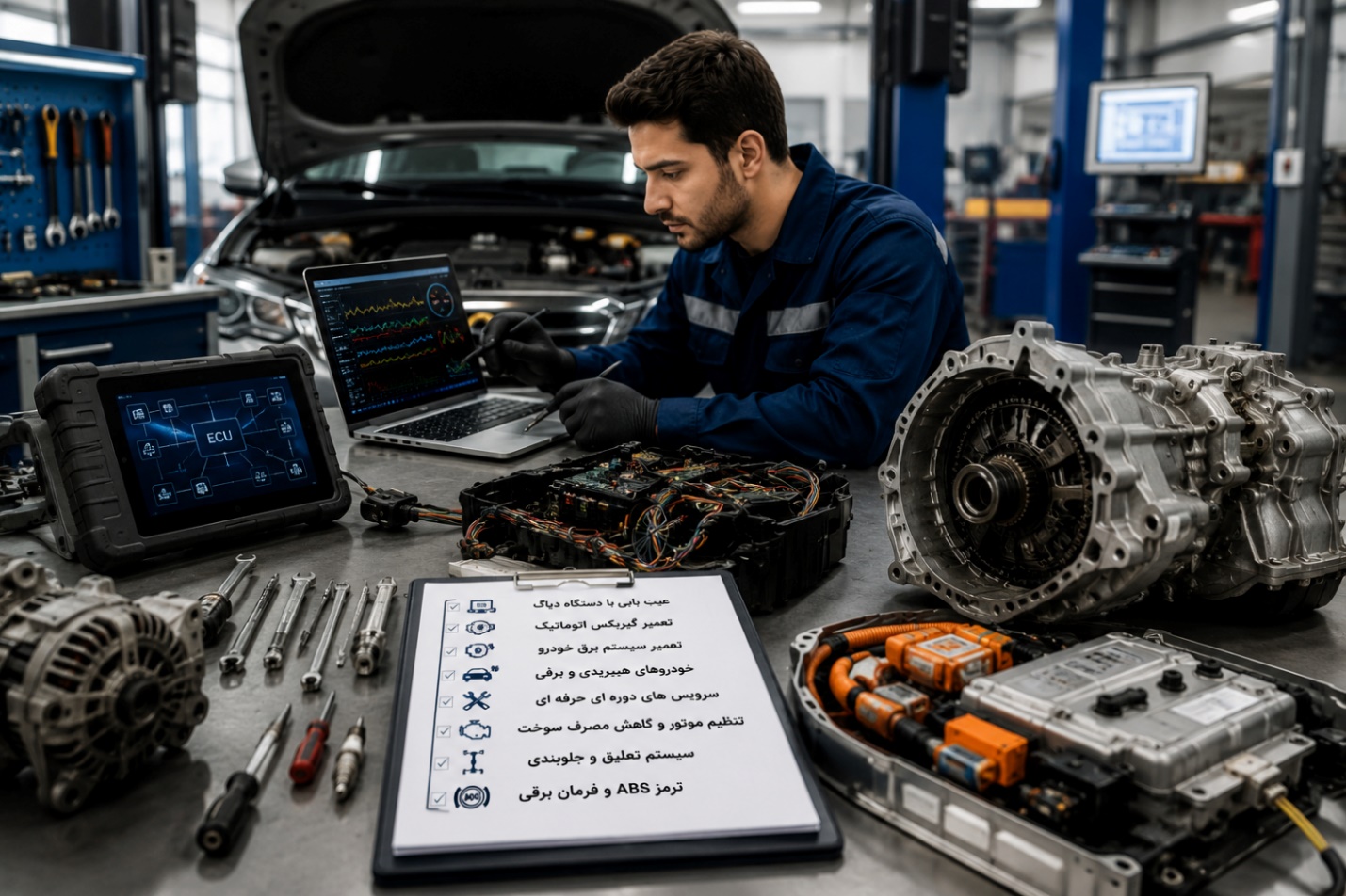 مهارت‌های نیازمند بازار کار تعمیرات خودرو